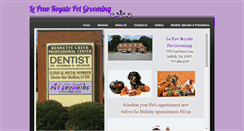 Desktop Screenshot of lepawroyalepetgrooming.com